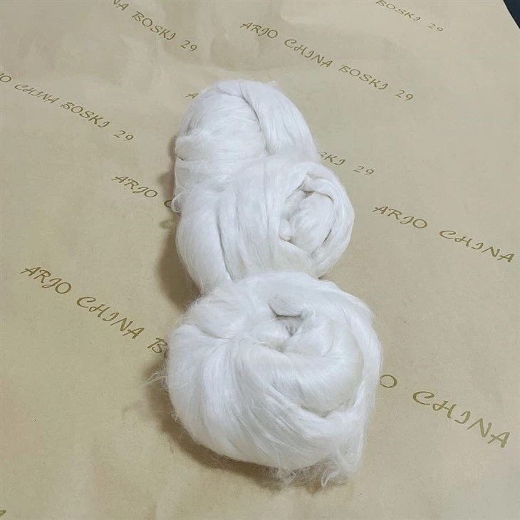 low price silk noil staple fiber(001)