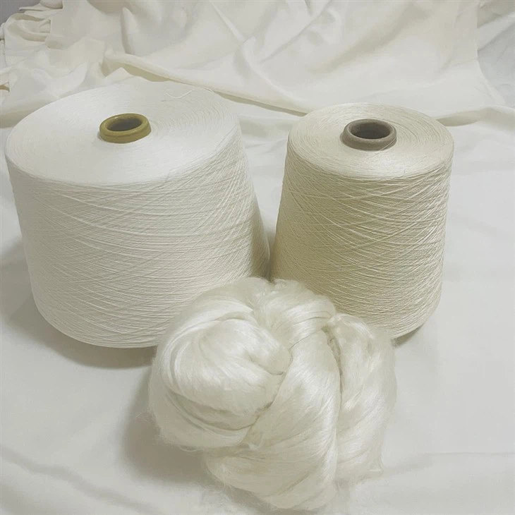 100% Spun Silk Yarn Gassed on 1 kg Cones manufacturers(001)